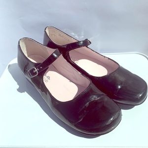 Nina Kids Black Patent Leather Mary Jane Shoes sz1